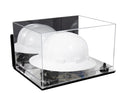 Acrylic Large Helmet - Large Safety Helmet Display Case - Mirror Wall Mounts (A082/V13)