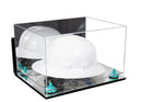 Acrylic Large Helmet - Large Safety Helmet Display Case - Mirror Wall Mounts (A082/V13)