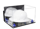 Acrylic Large Helmet - Large Safety Helmet Display Case - Mirror Wall Mounts (A082/V13)