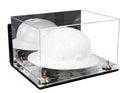 Acrylic Large Helmet - Large Safety Helmet Display Case - Mirror Wall Mounts (A082/V13)