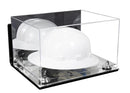 Acrylic Large Helmet - Large Safety Helmet Display Case - Mirror Wall Mounts (A082/V13)
