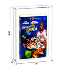 Acrylic VHS tape display case for collectible vintage video tapes