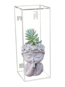 Versatile Acrylic Display Case with Slide Back and Size Options