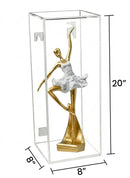 Versatile Acrylic Display Case with Slide Back and Size Options