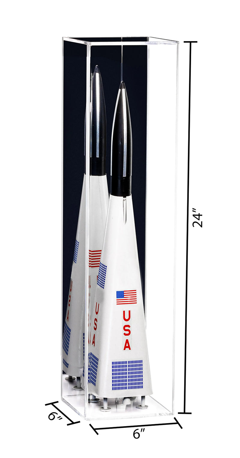 Model Rockets With Boxes Airplane, Rocket, Ship, Train, Model Car Display Case | Free Shipping