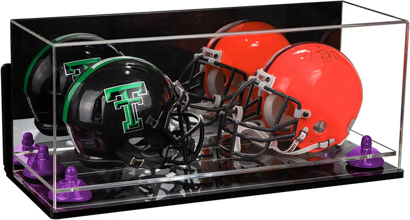 Acrylic Versatile Trucks, Trains and Rockets Display Case 19.25 x 8.25 x 8 - Mirror Wall Mounts (A103/V47)