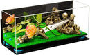 Acrylic Versatile Trucks, Trains and Rockets Display Case 19.25 x 8.25 x 8 - Mirror Wall Mounts (A103/V47)