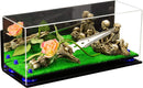 Acrylic Versatile Trucks, Trains and Rockets Display Case 19.25 x 8.25 x 8 - Mirror Wall Mounts (A103/V47)