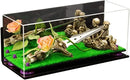 Acrylic Versatile Trucks, Trains and Rockets Display Case 19.25 x 8.25 x 8 - Mirror Wall Mounts (A103/V47)