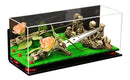 Acrylic Versatile Trucks, Trains and Rockets Display Case 19.25 x 8.25 x 8 - Mirror Wall Mounts (A103/V47)