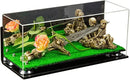 Acrylic Versatile Trucks, Trains and Rockets Display Case 19.25 x 8.25 x 8 - Mirror Wall Mounts (A103/V47)