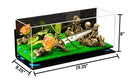 Acrylic Versatile Trucks, Trains and Rockets Display Case 19.25 x 8.25 x 8 - Mirror Wall Mounts (A103/V47)