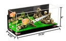 Acrylic Versatile Trucks, Trains and Rockets Display Case 19.25 x 8.25 x 8 - Mirror Wall Mounts (A103/V47)