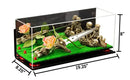 Acrylic Versatile Trucks, Trains and Rockets Display Case 19.25 x 8.25 x 8 - Mirror Wall Mounts (A103/V47)