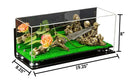 Acrylic Versatile Trucks, Trains and Rockets Display Case 19.25 x 8.25 x 8 - Mirror Wall Mounts (A103/V47)