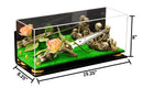 Acrylic Versatile Trucks, Trains and Rockets Display Case 19.25 x 8.25 x 8 - Mirror Wall Mounts (A103/V47)