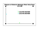 Versatile Display Case - Large Square Box with Risers, Mirror Case and Wall Mounts 15.5" x 15.5" x 15.5" (A118)