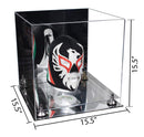 Versatile Display Case - Large Square Box with with Risers, Mirror Case and No Wall Mount - 15.5" x 15.5" x 15.5" (A118)