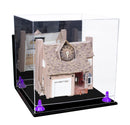 Versatile Display Case - Large Square Box with Risers, Mirror Case and Wall Mounts 15.5" x 15.5" x 15.5" (A118)