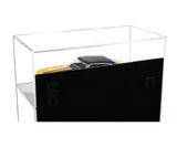 Clear Acrylic Diecast Model Car Display Case with Shelves