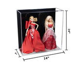 Clear Acrylic Double Barbie Doll Display Case (A124A)