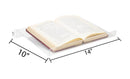 Acrylic book riser stand for displaying collectible books