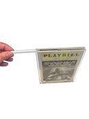 Handcrafted clear acrylic Playbill display case