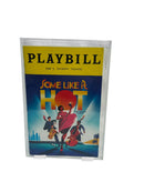 Clear acrylic Playbill case for tabletop display