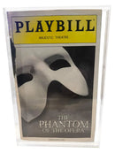 Playbill book display case made from clear acrylic