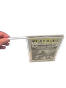 Clear acrylic Playbill case for wallmount display