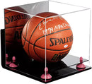Acrylic Full Size Basketball Display Case - Mirror Wall Mounts (A001/B01)