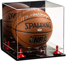 Acrylic Full Size Basketball Display Case - Mirror Wall Mounts (A001/B01)