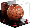 Acrylic Full Size Basketball Display Case - Mirror Wall Mounts (A001/B01)