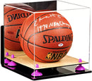 Acrylic Full Size Basketball Display Case - Mirror Wall Mounts (A001/B01)