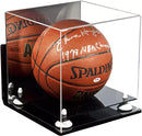 Acrylic Full Size Basketball Display Case - Mirror Wall Mounts (A001/B01)