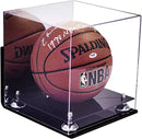 Acrylic Full Size Basketball Display Case - Mirror Wall Mounts (A001/B01)