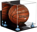 Acrylic Full Size Basketball Display Case - Mirror Wall Mounts (A001/B01)