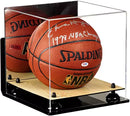 Acrylic Full Size Basketball Display Case - Mirror Wall Mounts (A001/B01)