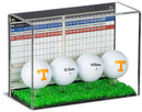 Acrylic Golf Ball Display Case with Turf Base for sale on Better Display Cases