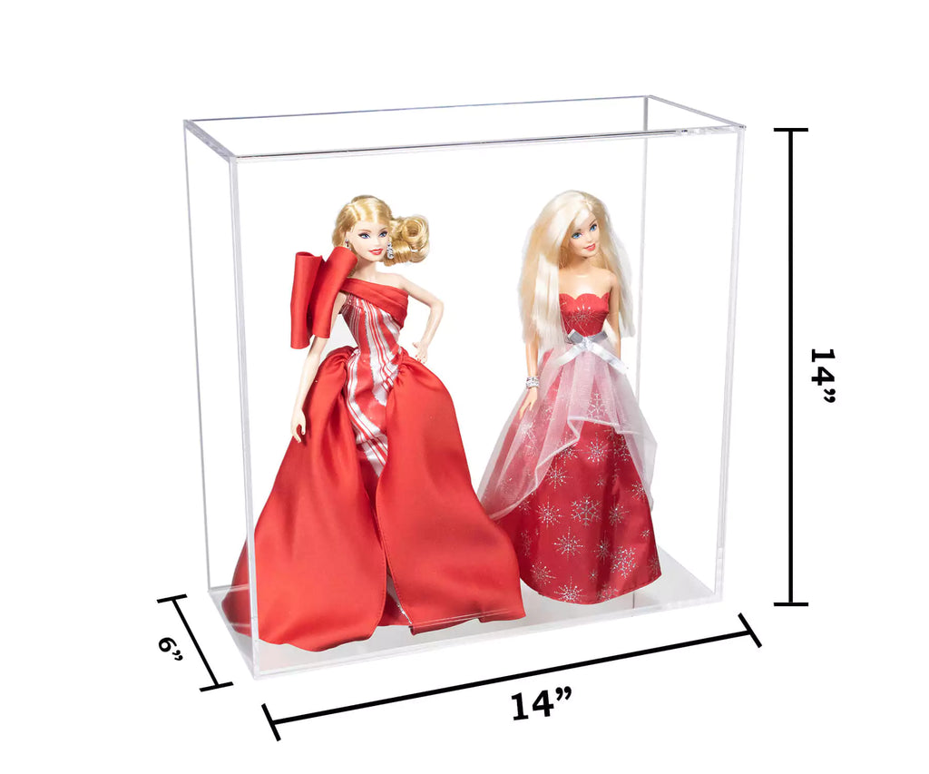 Acrylic Barbie Doll Display Case Double Better Display Cases