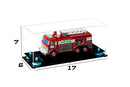Acrylic Versatile Trucks, Trains and Rockets Display Case  17 X 6 X 7 Mirror No Wall Mounts (A019/V46)