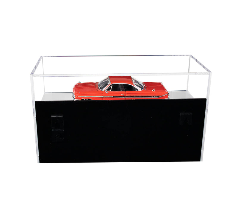 Clear Acrylic Diecast Model Car Display Case with Shelves