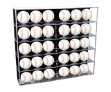 wall mounted baseball display case