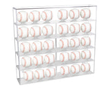 Clear Acrylic Baseballs Display Case with 5 Shelves (A123A)