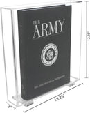 Versatile Acrylic Display Case with Slide Back and Size Options