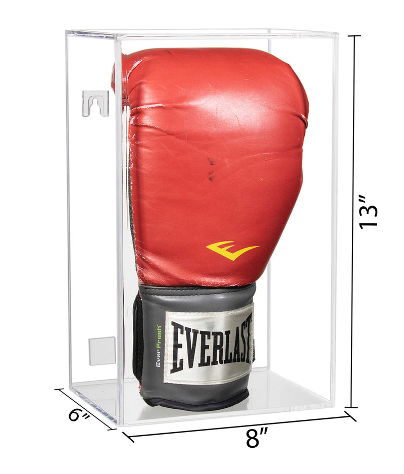 Acrylic Boxing Glove Display Case with Sliding Back (A044/V17)