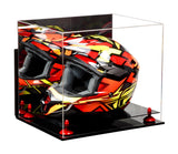 Motorcycle Nascar or Motocross Racing Helmet Display Case - Mirror Wall Mount (A024/V61)
