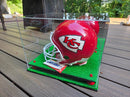 Full Size Football Helmet Display Case - Mirror No Wall Mounts (A002/V44)