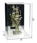 Acrylic Versatile Display Case  8 X 8 X 12  Mirror (A060/V42)