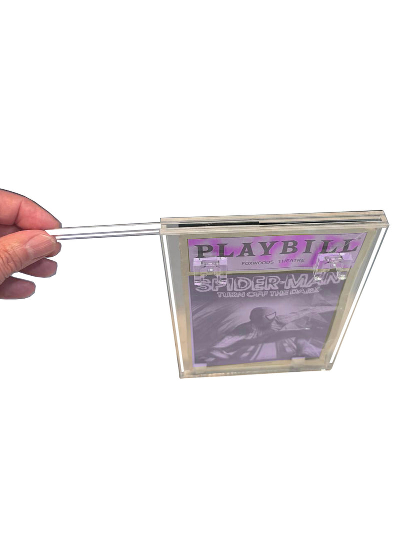 Versatile Acrylic Display Case with Slide Back and Size Options